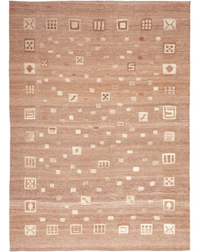 Tappeto Kilim Persia marrone giallo 180x251