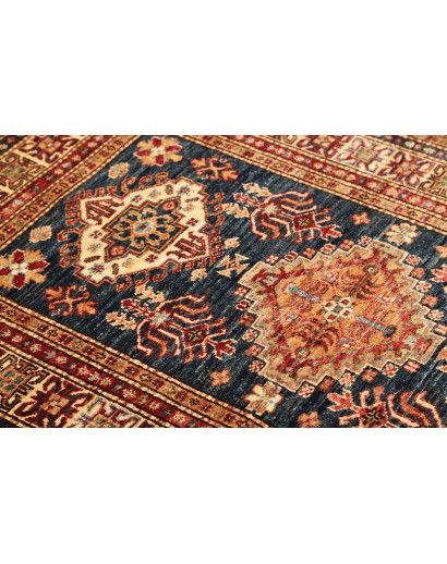 Tappeto Kazak Fine Pakistan marrone grigio 98x147