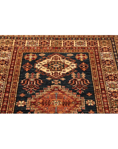 Tappeto Kazak Fine Pakistan marrone grigio 98x147