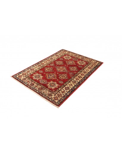 Tappeto Kazak Fine Pakistan marrone giallo 100x140