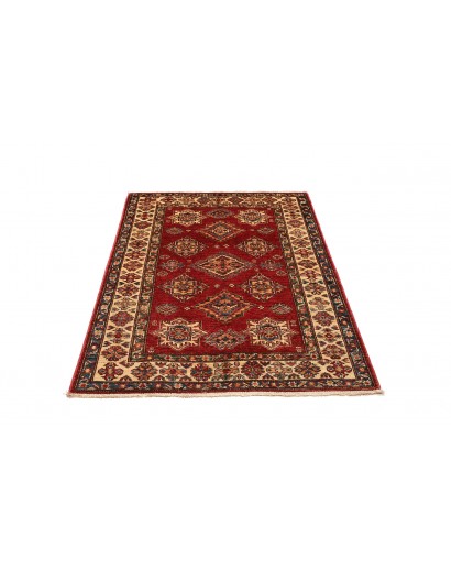 Tappeto Kazak Fine Pakistan marrone giallo 100x140