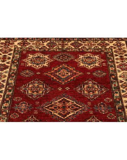 Tappeto Kazak Fine Pakistan marrone giallo 100x140