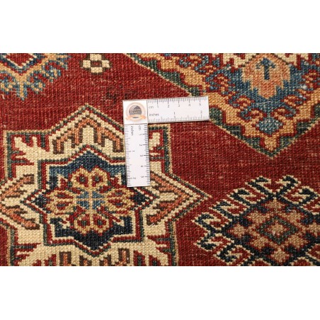 Tappeto Kazak Fine Pakistan marrone giallo 100x140