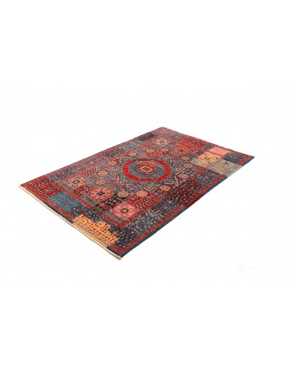 Tappeto Mamlouk Pakistan marrone giallo 117x179