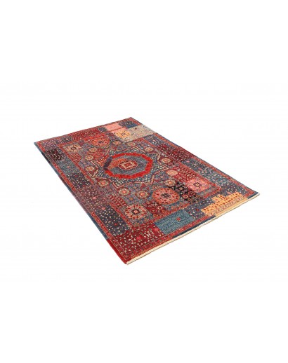 Tappeto Mamlouk Pakistan marrone giallo 117x179