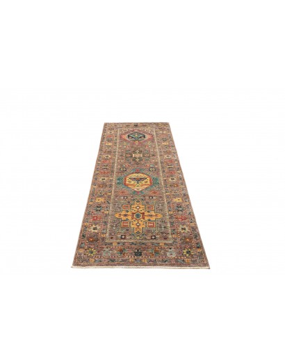 Tappeto Tribal Pakistan bianco marrone 80x204