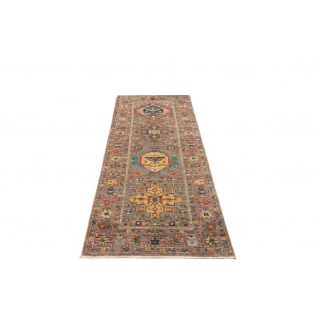 Tappeto Tribal Pakistan bianco marrone 80x204