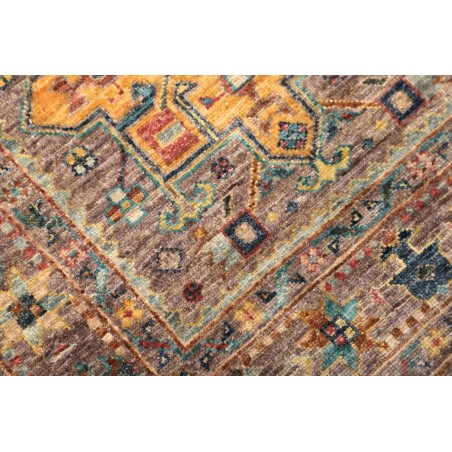 Tappeto Tribal Pakistan bianco marrone 80x204