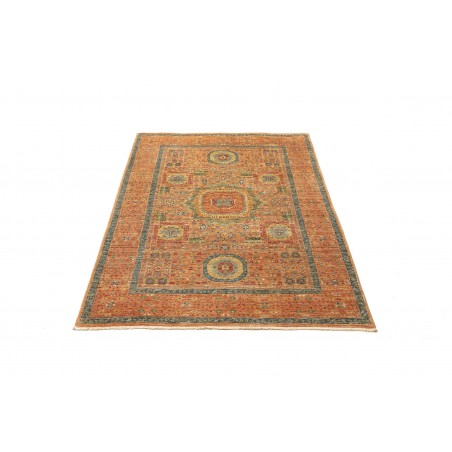 Tappeto Mamlouk Pakistan marrone bianco 96x147