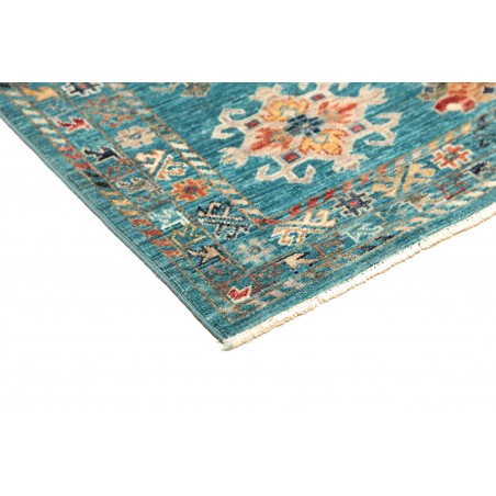 Tappeto Tribal Pakistan blu verde 127x175
