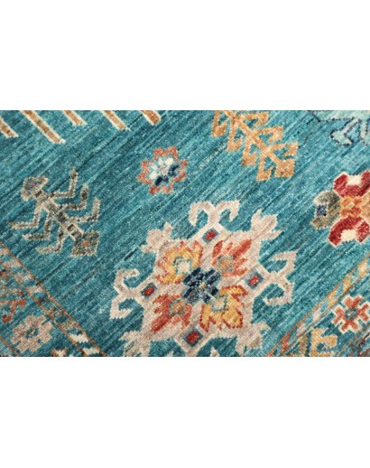 Tappeto Tribal Pakistan blu verde 127x175