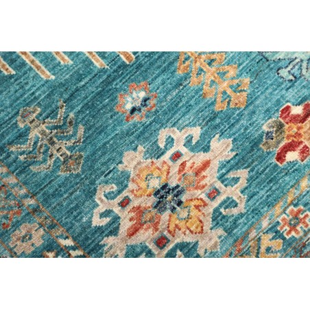 Tappeto Tribal Pakistan blu verde 127x175