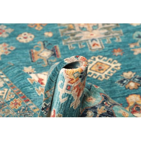 Tappeto Tribal Pakistan blu verde 127x175