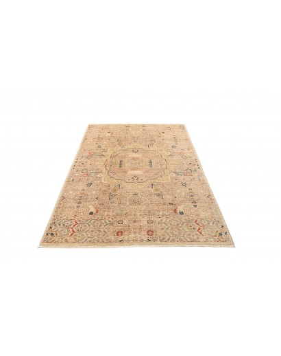 Tappeto Mamlouk Pakistan marrone grigio 126x188
