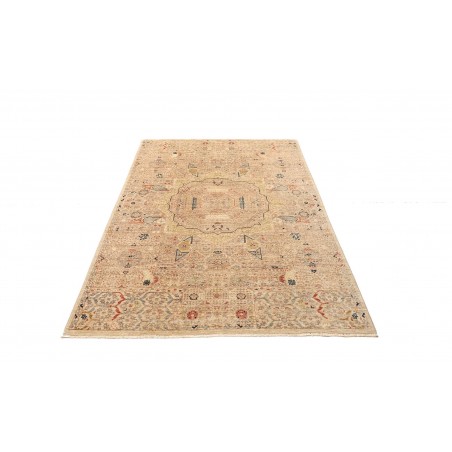 Tappeto Mamlouk Pakistan marrone grigio 126x188