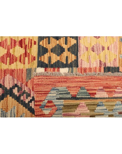 Tappeto Kilim Afghanistan marrone 88x288