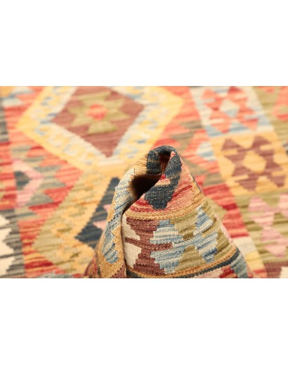 Tappeto Kilim Afghanistan marrone 88x288