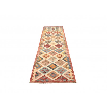 Tappeto Kilim Afghanistan marrone azzurro 85x292
