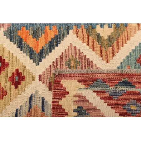 Tappeto Kilim Afghanistan marrone azzurro 85x292