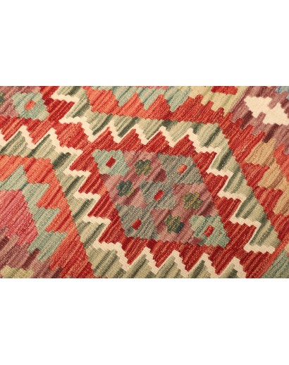Tappeto Kilim Afghanistan marrone 77x248