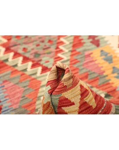 Tappeto Kilim Afghanistan marrone 77x248