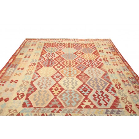 Tappeto Kilim Afghanistan marrone 254x340