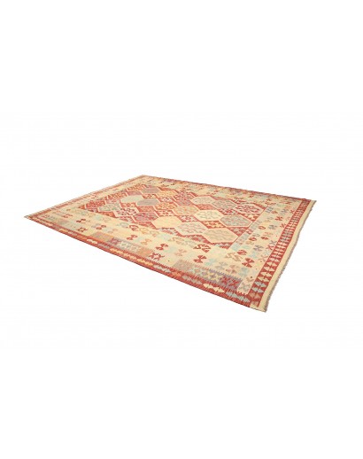 Tappeto Kilim Afghanistan marrone 254x340
