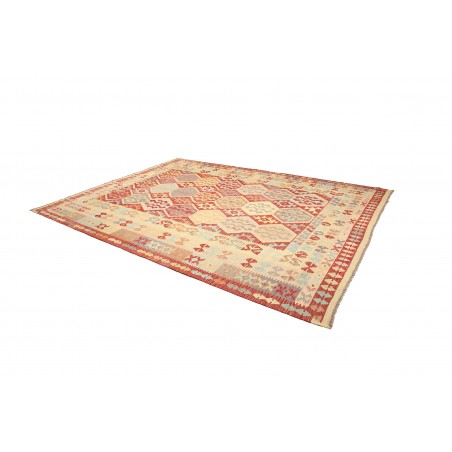 Tappeto Kilim Afghanistan marrone 254x340