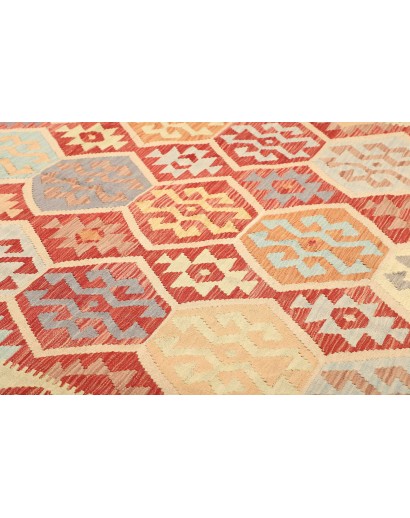 Tappeto Kilim Afghanistan marrone 254x340