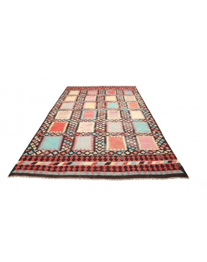 Tappeto Kilim Afghanistan beige marrone 199x309