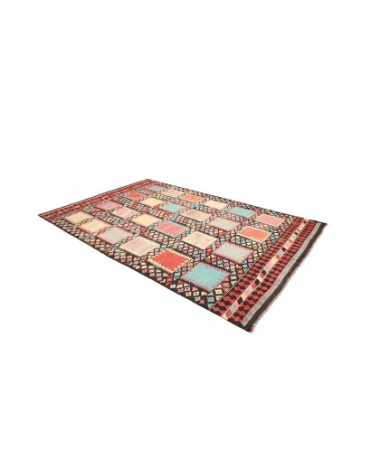 Tappeto Kilim Afghanistan beige marrone 199x309