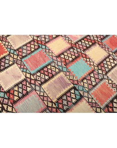 Tappeto Kilim Afghanistan beige marrone 199x309