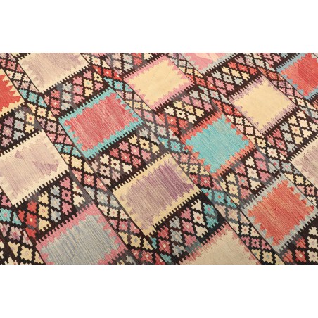Tappeto Kilim Afghanistan beige marrone 199x309