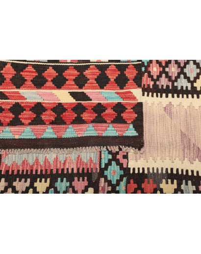 Tappeto Kilim Afghanistan beige marrone 199x309