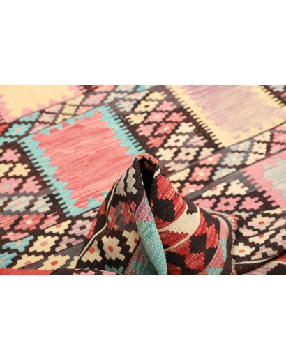 Tappeto Kilim Afghanistan beige marrone 199x309