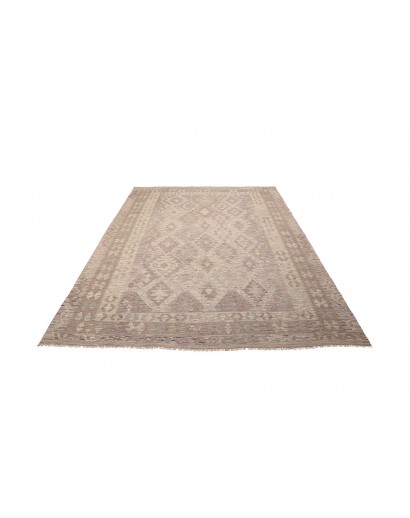 Tappeto Kilim Afghanistan marrone 209x278