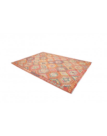 Tappeto Kilim Afghanistan marrone 207x293
