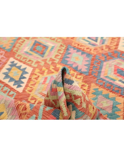 Tappeto Kilim Afghanistan marrone 207x293