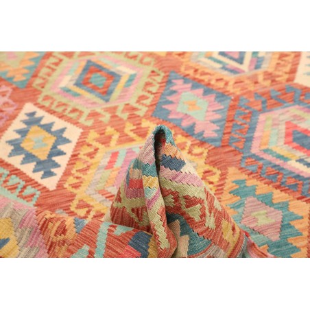 Tappeto Kilim Afghanistan marrone 207x293