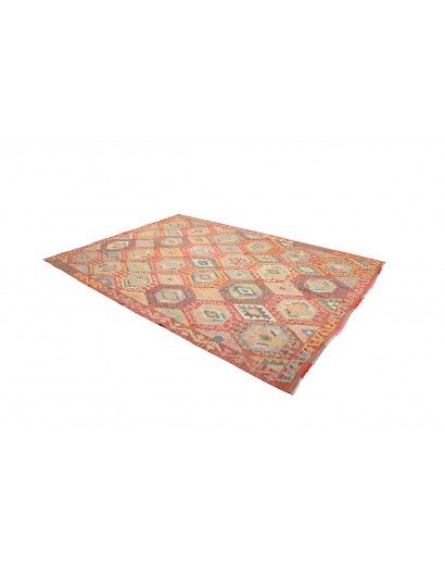 Tappeto Kilim Afghanistan marrone 208x297