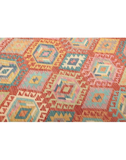 Tappeto Kilim Afghanistan marrone 208x297