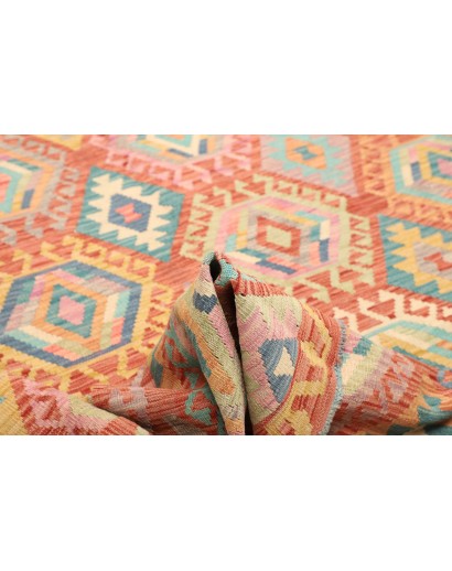 Tappeto Kilim Afghanistan marrone 208x297