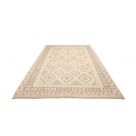 Tappeto Kilim Afghanistan beige giallo 203x292