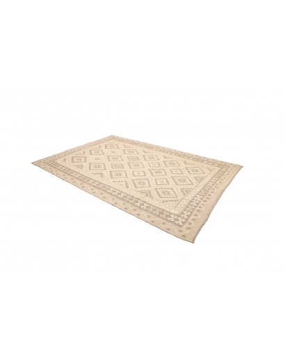 Tappeto Kilim Afghanistan beige giallo 203x292