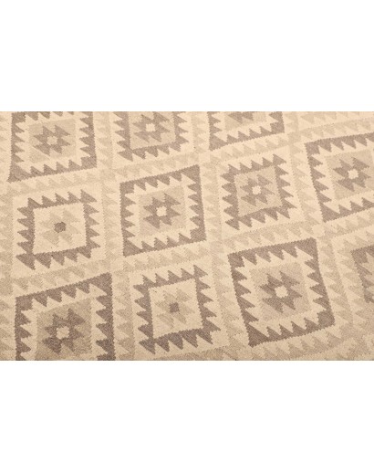 Tappeto Kilim Afghanistan beige giallo 203x292