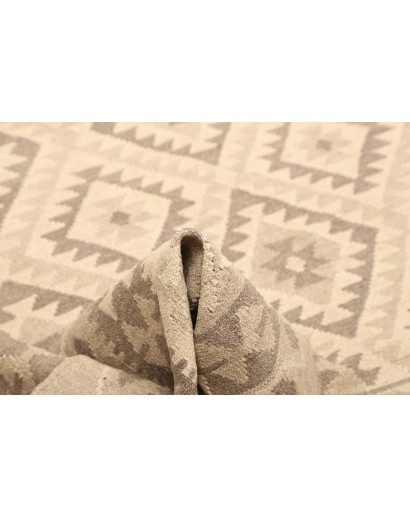 Tappeto Kilim Afghanistan beige giallo 203x292