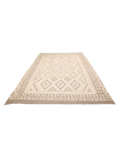 Tappeto Kilim Afghanistan beige marrone 213x289