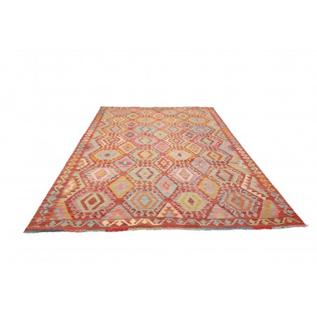 Tappeto Kilim Afghanistan marrone 205x294