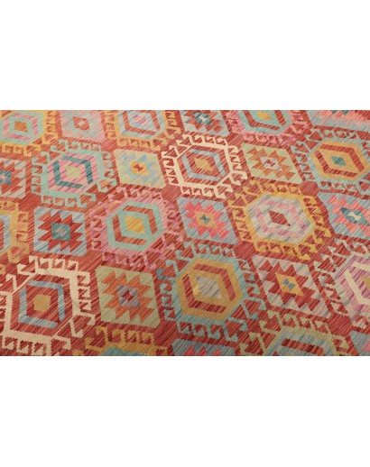 Tappeto Kilim Afghanistan marrone 205x294