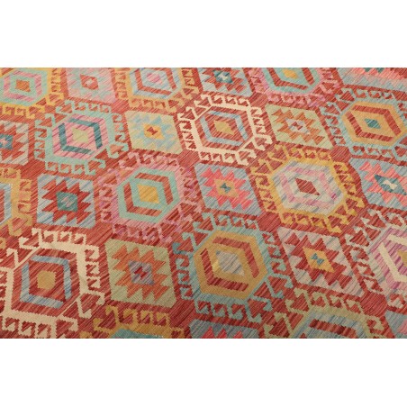 Tappeto Kilim Afghanistan marrone 205x294